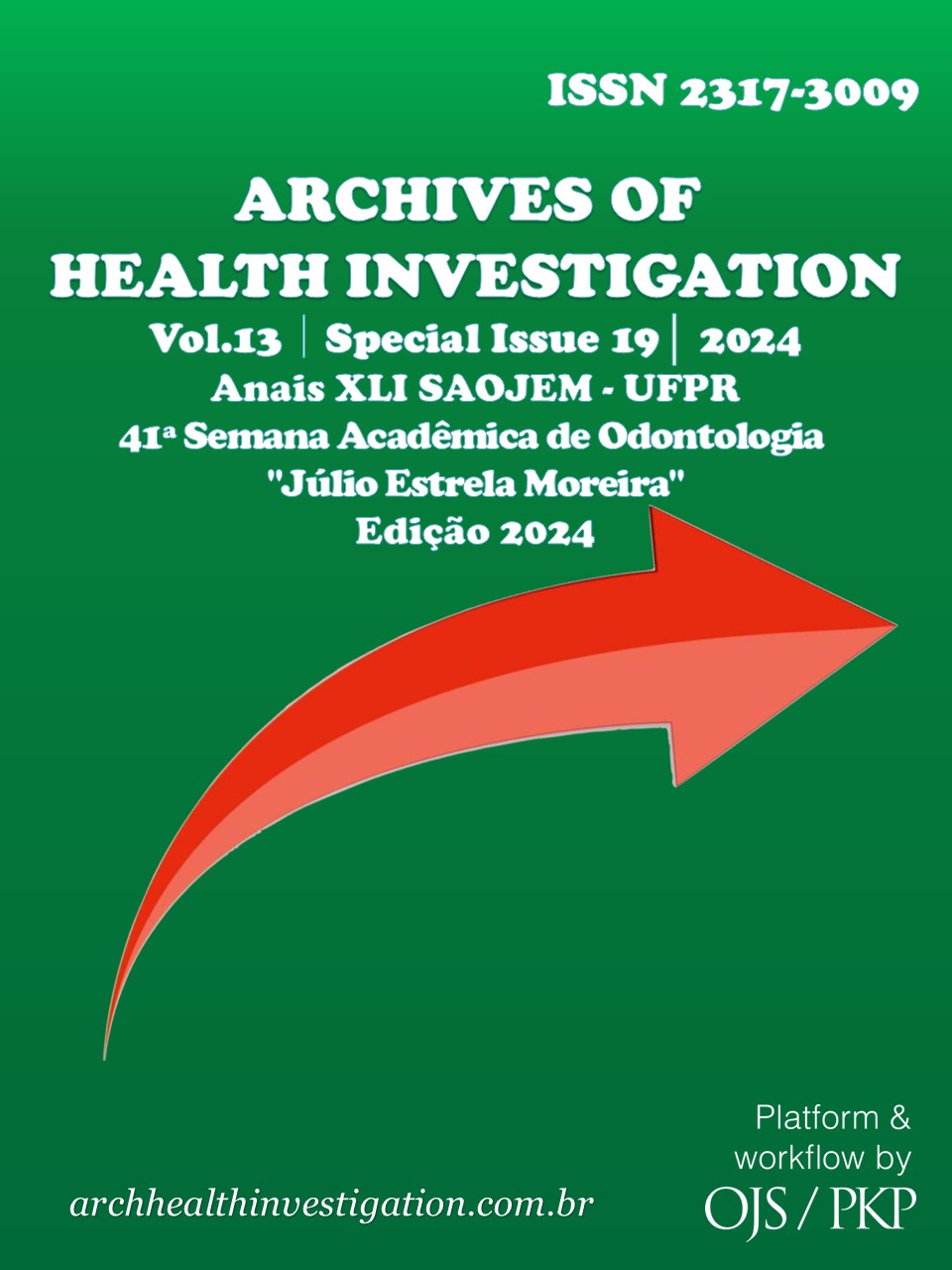 					Visualizar v. 13 n. 19 (2024): Anais XLI SAOJEM - 41ª Semana Acadêmica de Odontologia "Júlio Estrela Moreira", Edição 2024
				