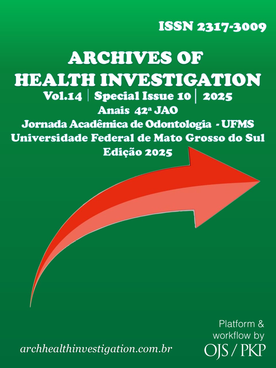 					View Vol. 14 (2025): Anais 42ªJAO -  Jornada Acadêmica de Odontologia Universidade Federal de Mato Grosso do Sul – UFMS, Edição 2025
				